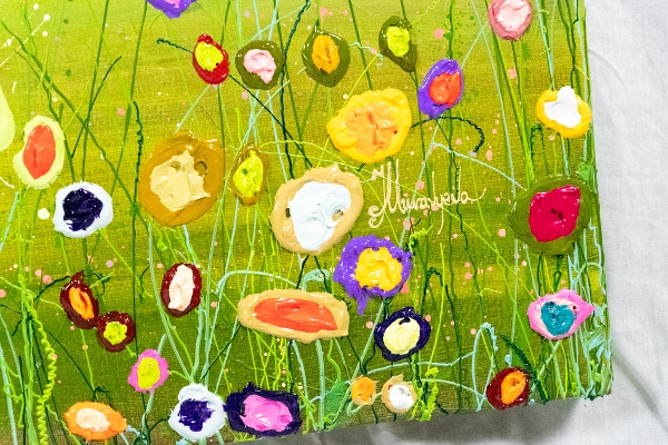 MURAVYEVA Yulia - Green summer flowers